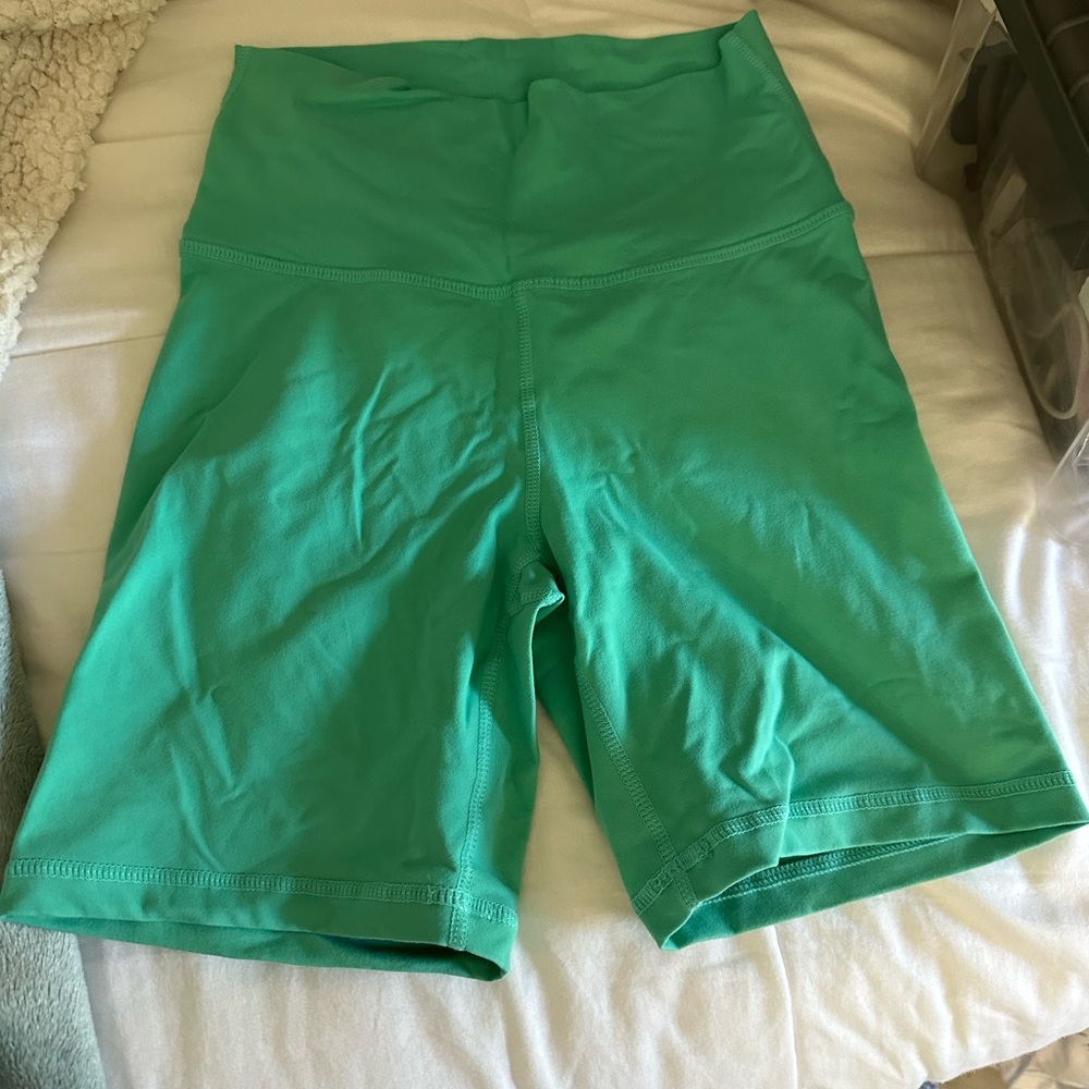 Echt apparel green biker shorts